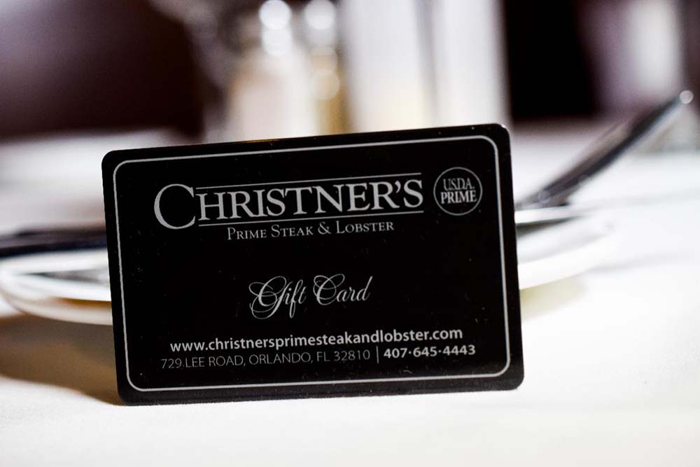 Christner’s gift card