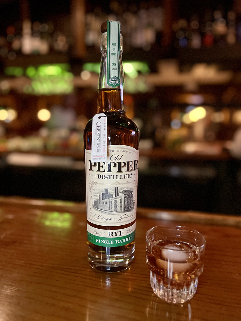 Old Pepper Rye whiskey