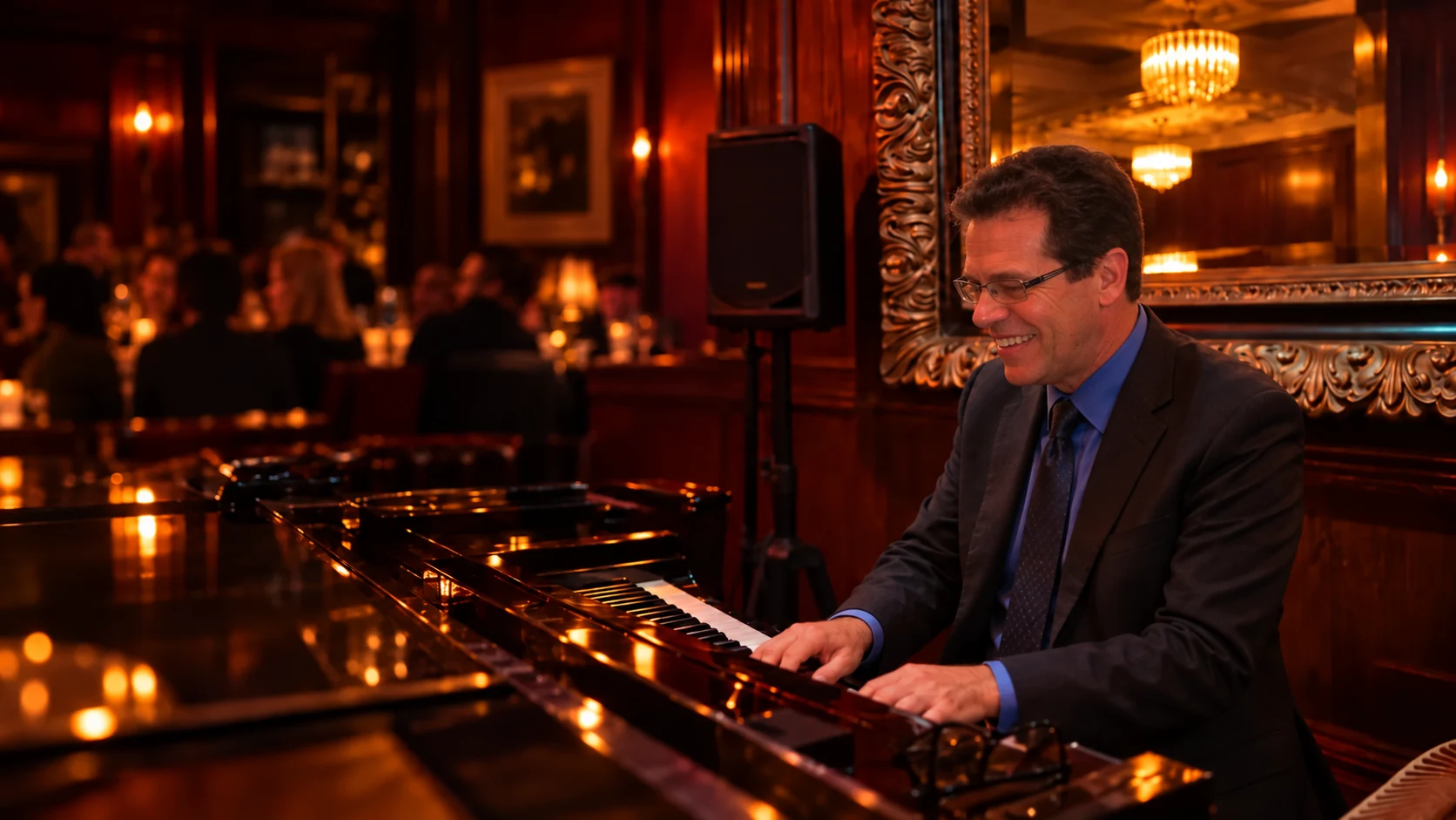 Scott Berry at the piano